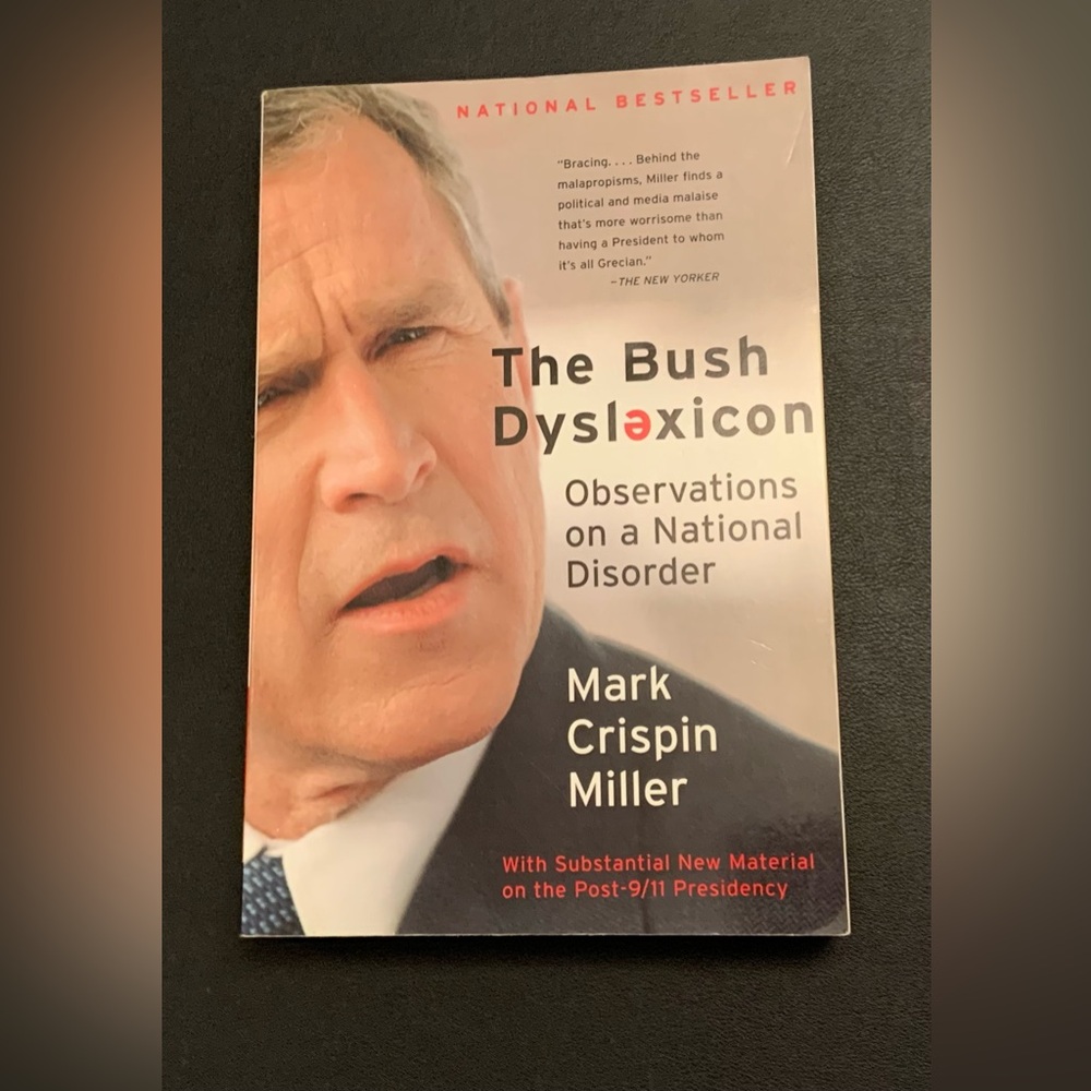 ✨5/$25✨ The Bush Dyslexicon Book